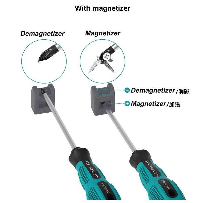 (100% BARANG ORI) Obeng Set Reparasi Magnetic Head 10 in 1 - SK804