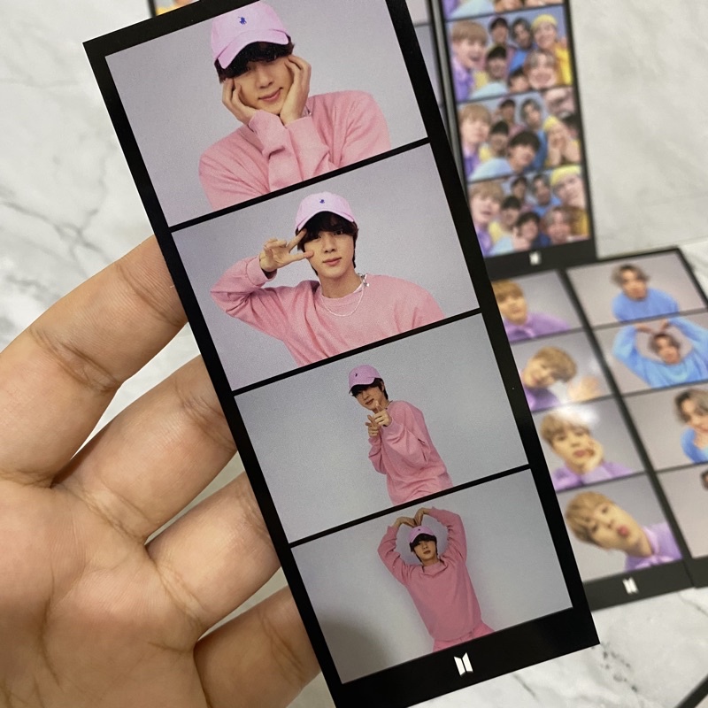 BTS festa d day sharing  calendar Jin seokjin Photo Photostrip photo strip official pc photocard