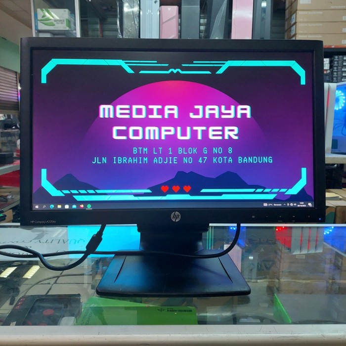Monitor Second Bekas 22 Inch HP Lenovo Bisa portaid vertikal