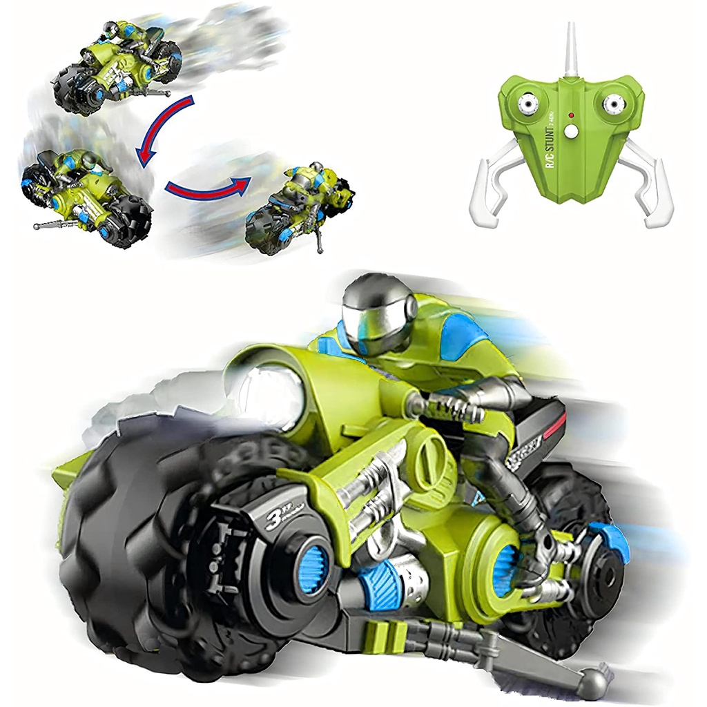 MAINAN RC FANCY STUNT REMOTE CONTROL MOTOR DRIFT MOTORBIKE 1:10 R/C