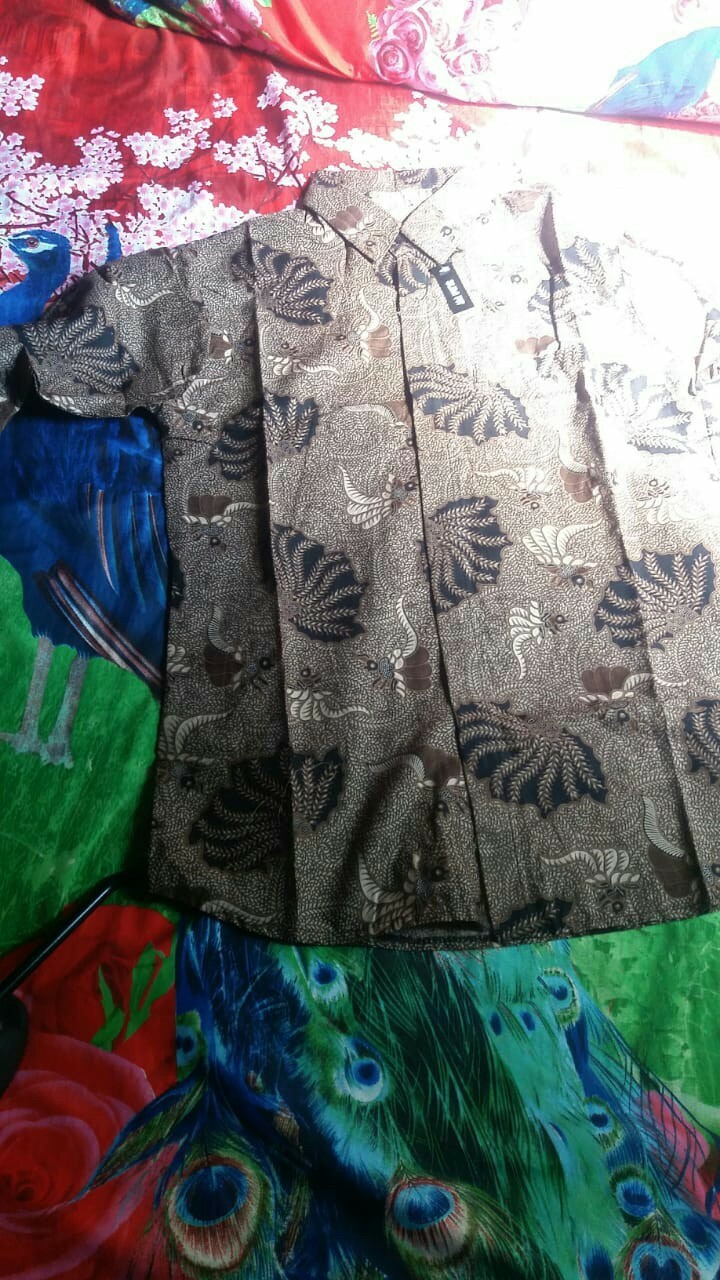 Kemeja Batik Pria Lengan Panjang Slim Fit Batik Pria Lengan Panjang Modern