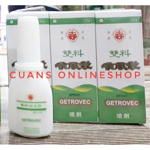 Getrovec Obat Sariawan Dan Sakit Tenggorokan. Au Hong Soa/Ou Fung San