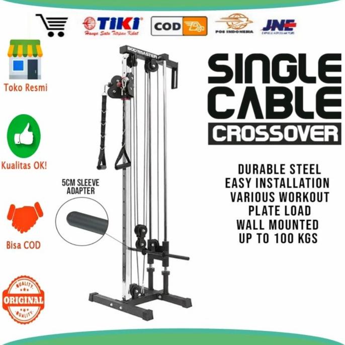 Single Cable Crossover/Alat Gym/Fitnes Alat Angkat Beban