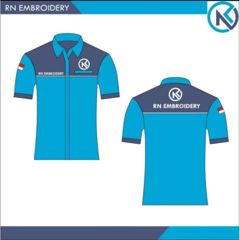 custom kemeja bordir satuan | seragam kerja bordir custom satuan | kemeja bordir custom komunitas