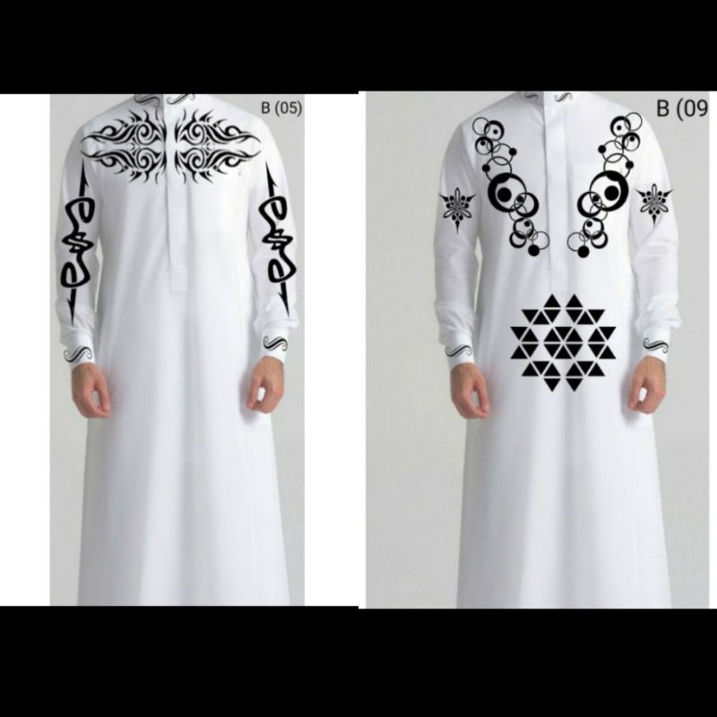 jubah bordir pria gamis bordir mewah jubah pengantin pria terlaris terbaru