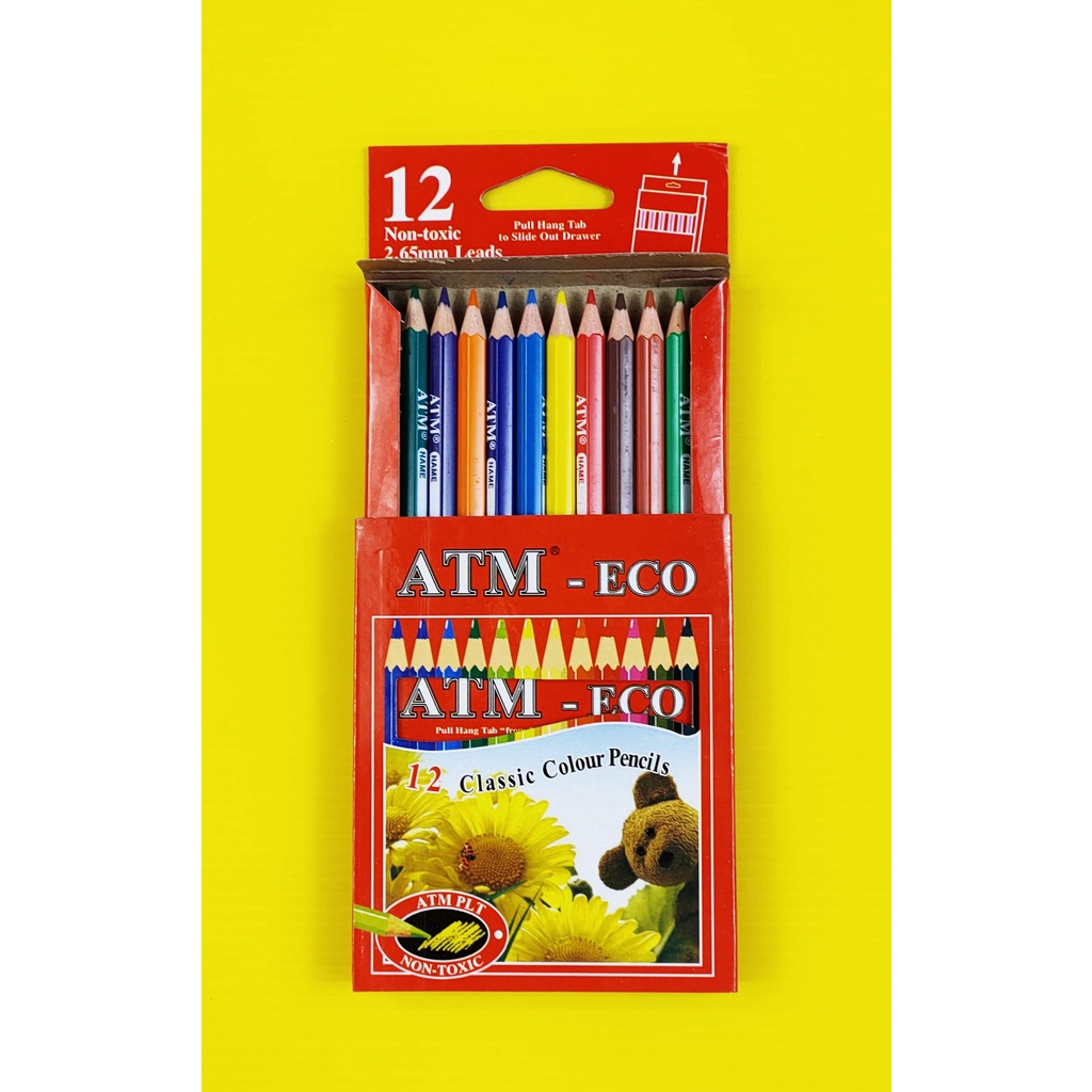 

PENSIL WARNA / KELIR KAYU PENDEK 12 W