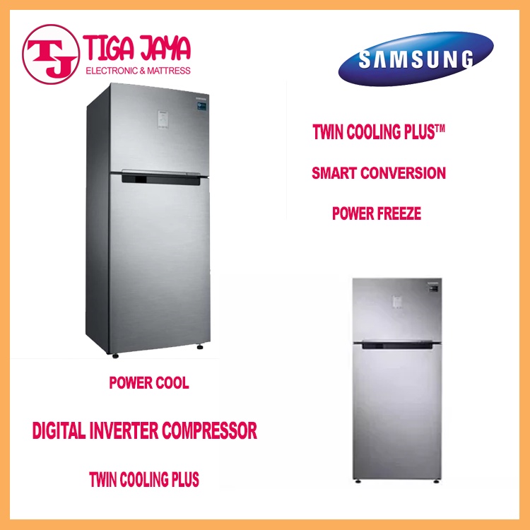 SAMSUNG RT43K6231S8 KULKAS SAMUSNG RT43 2 PINTU 43K6231 6231S8 SAMSUNG