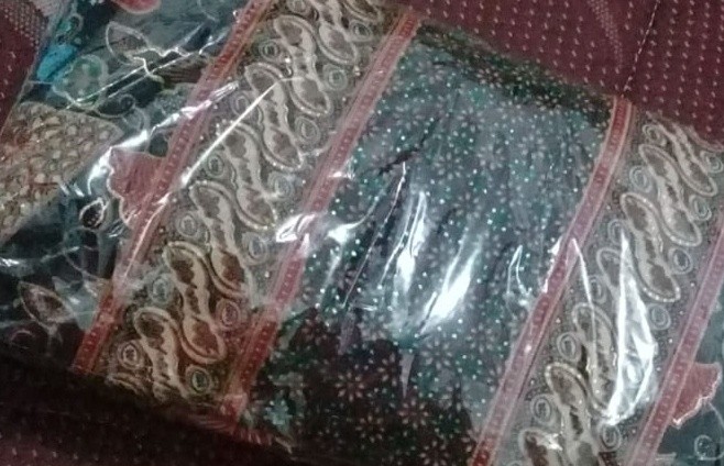 Jlshop Kemeja Batik Motif Kipas Prada Foil Premium Anak Laki Laki Model Klep Intip(real Pict)