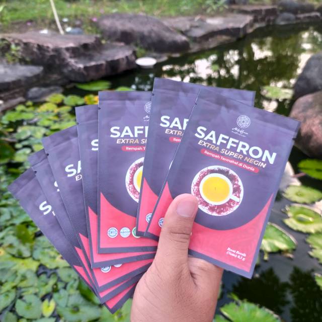 

(PAKET MURAH RESELLER ISI 5 SACHET) Saffron Extra Super Negin by Alzhaffron Indonesia