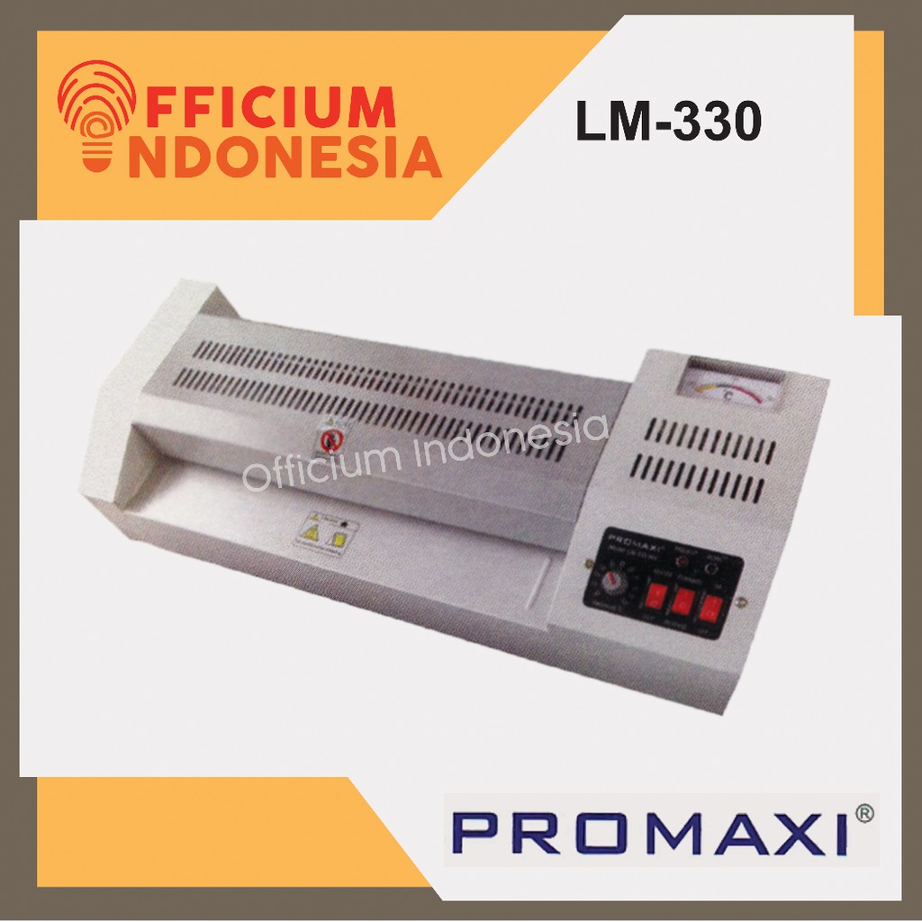 

Mesin Laminating Promaxi LM-330 LM330 Auto Stop Heat [COLD & HOT MODE]