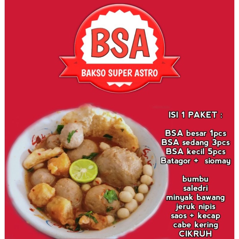 

Bakso instan cikruh