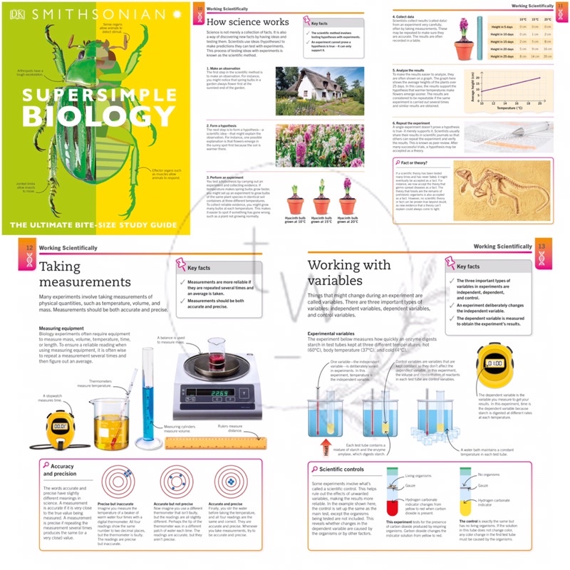Smithsonian Supersimple / Super Simple Maths Biology Chemistry Physics - Buku Biologi Kimia Fisika-2