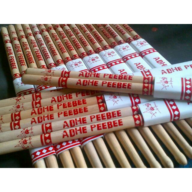 Stick Stik Drum Custom Request Nama (12pasang)