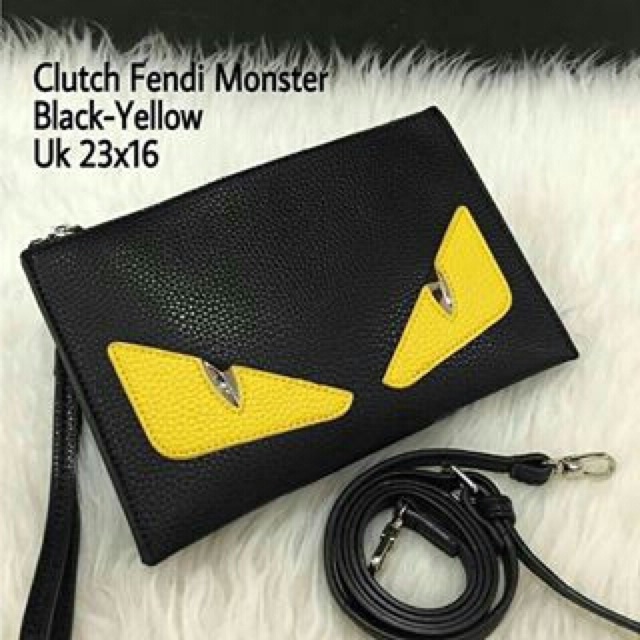 fendi monster clutch