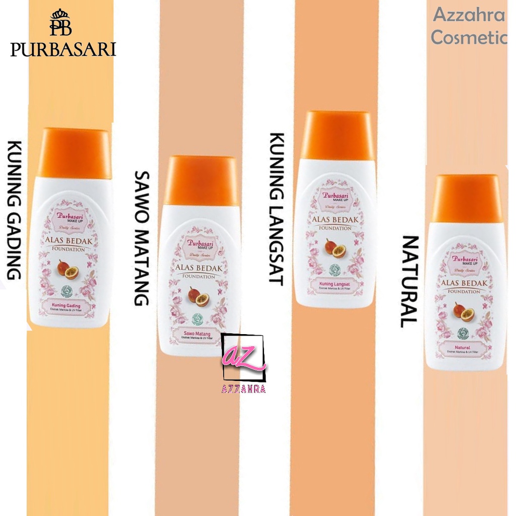 PURBASARI Alas Bedak Foundation Daily Series - 35ml ORIGINAL BPOM