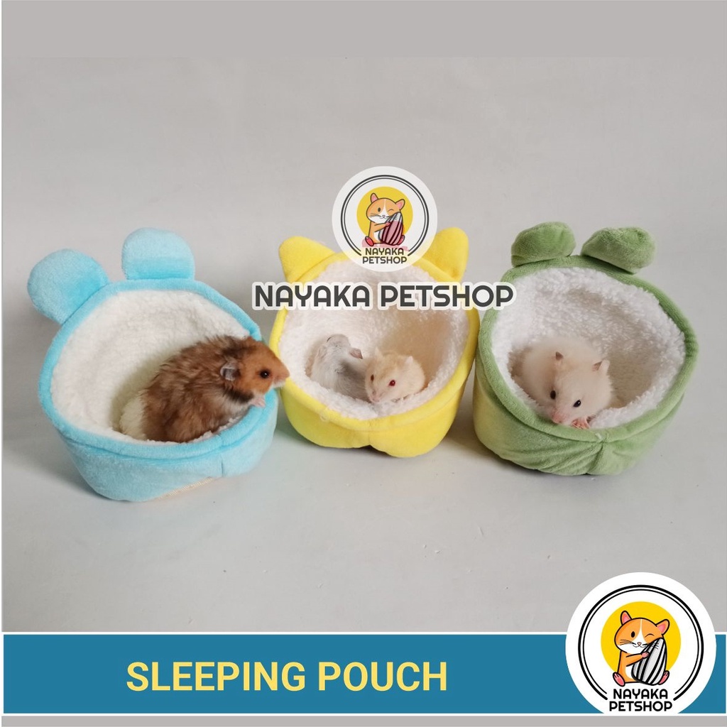 Kasur Hamster Sleeping Pouch Sugar Glider Mini Bed Tempat Tidur Tupai