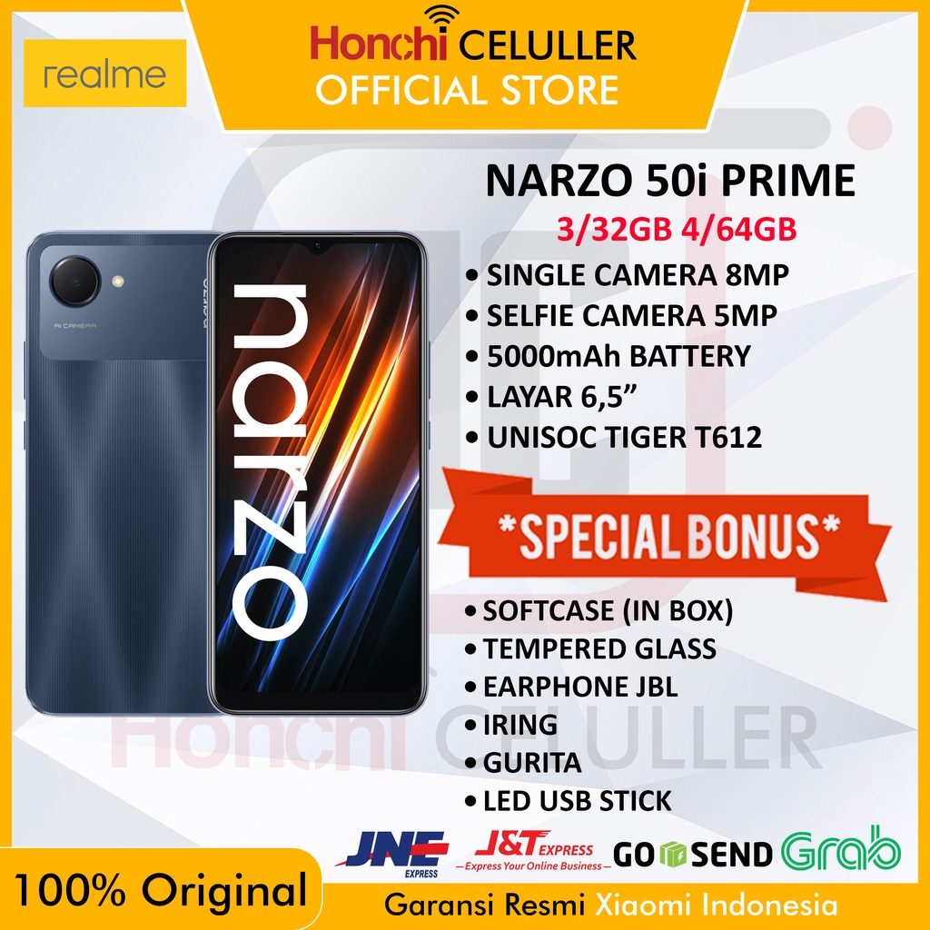 REALME 50i PRIME 4/64 3/32 GB GARANSI RESMI REALME INDONESIA