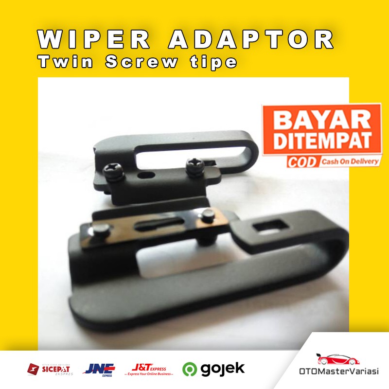 Adaptor Wiper Kaca Mobil Untuk mobil lama yang masi model baut agar bisa jadi ke hook bentuk U