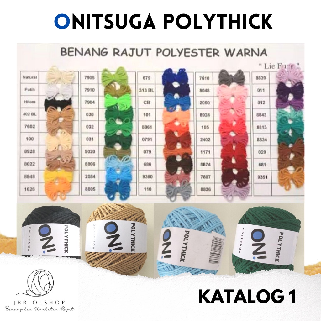 Benang Rajut Polythick Katalog I