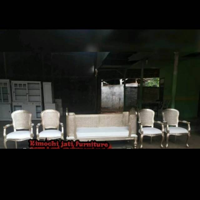 Kursi pelaminan rotan kursi manten rotan sofa rotan murah minimalis mebel jepara