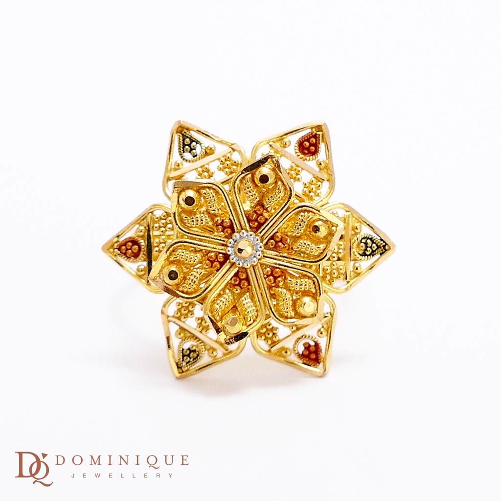

Dominique Jewellery-Cincin Dubai Standar Internasional 91,6% DQC 1817