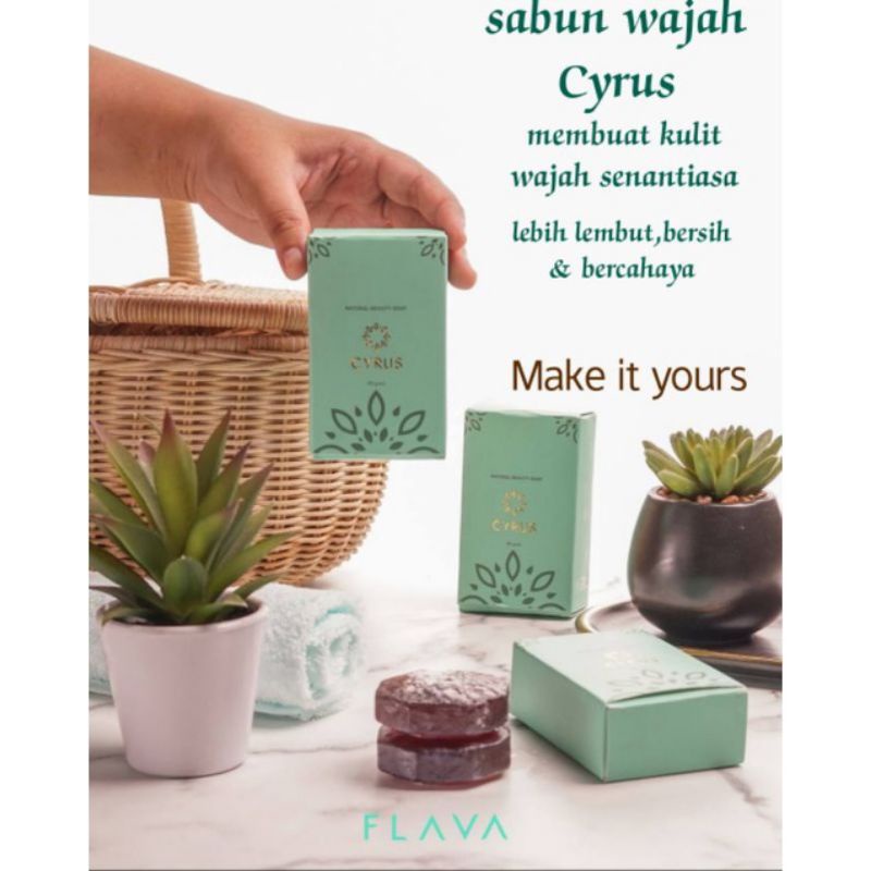 PROMO,, Sabun Cyrus Pemutih Wajah dan Penghilang Jerawat Ampuh / Sabun Jerawat / Sabun Flek Hitam