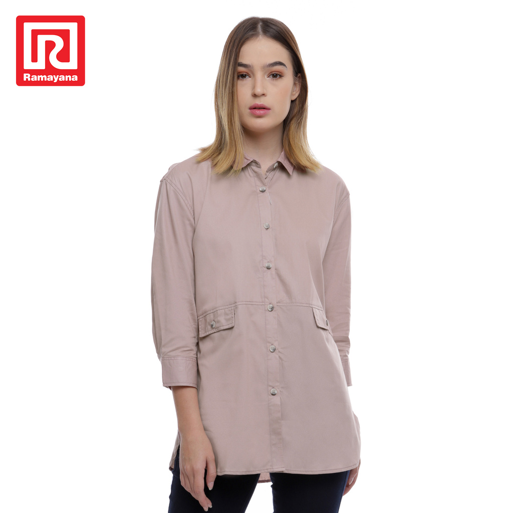 Ramayana - JJ Jeans Kemeja Wanita Lengan Panjang Trenlin 71455-R-1