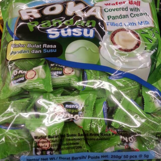 

ROKA PANDAN SUSU 250GR / 50 PCS@5GR
