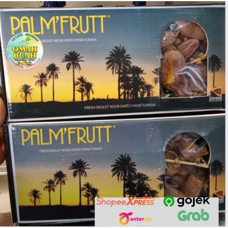 

Kurma Tunisia Tangkai Palm Frutt Palmdates 500 gram