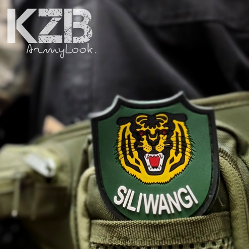 Emblem Karet Velcro KODAM III SILIWANGI