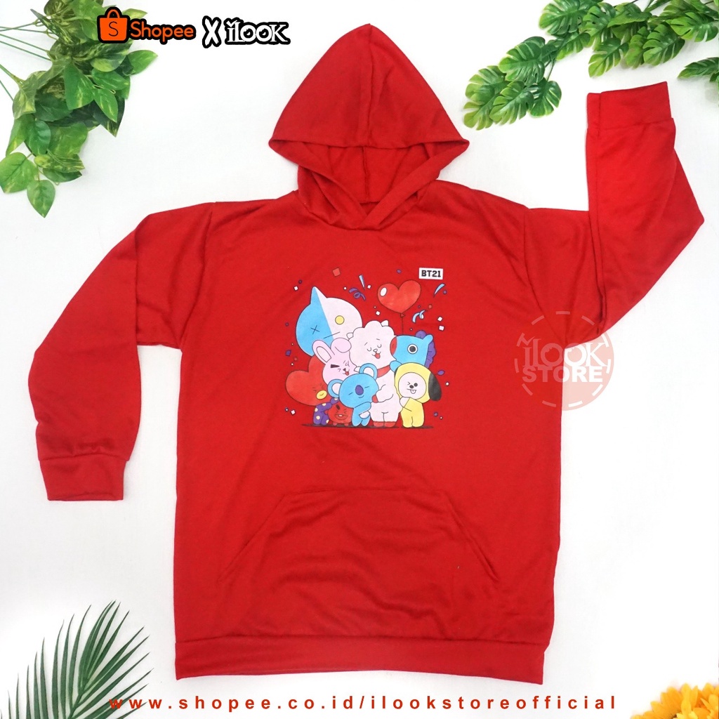 ilook | Sweater Hoodie BT21 | Sweater Koala | Hoodie Anak | Hoodie Anak