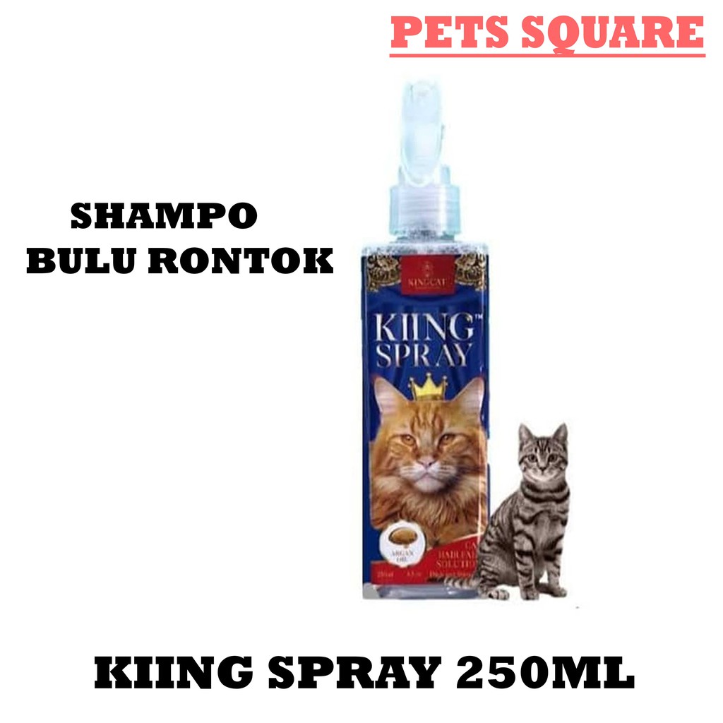 KIING SPRAY CAT HAIR FALL SQLUTION ARGAN OIL 250ML