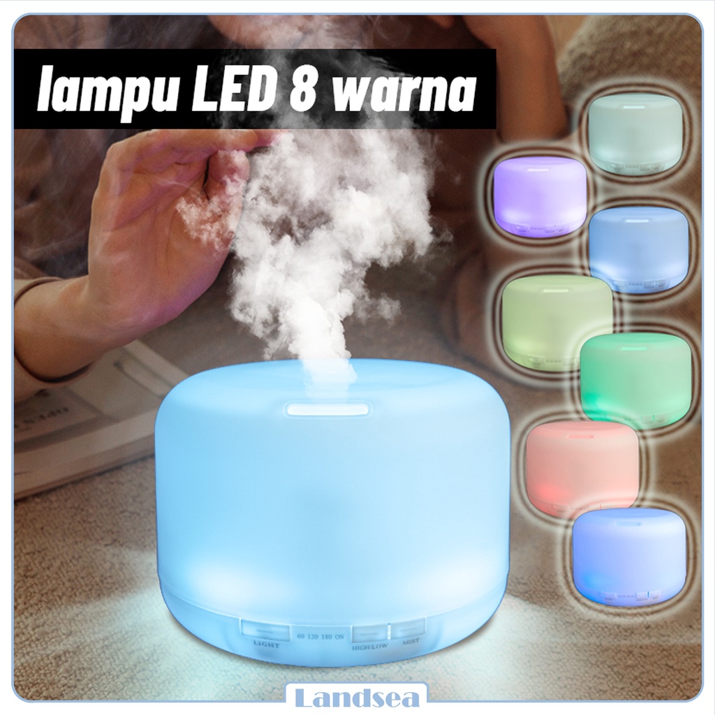 Landsea Ultrasonic aromaterapi Diffuser humidifier 500ML - Terapkan ke Essential oil-1