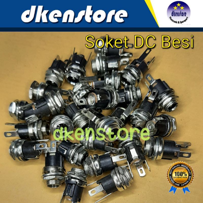 Soket DC Besi Adaptor