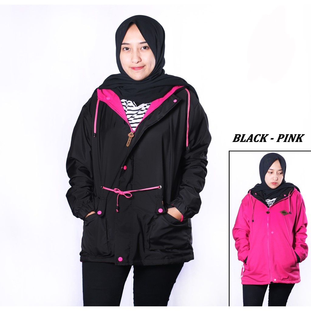 Jaket Parka BB Wanita - Jaket Bolak Balik Cewek Terbaru dan Terlaris