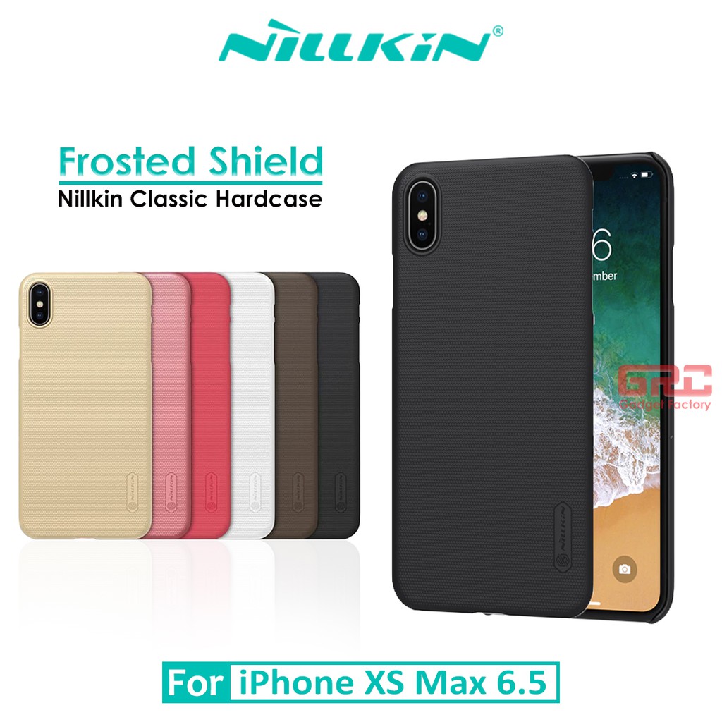 Hard Case Apple iPhone Xs Max 6.5 Nillkin Frosted Shield Casing Original