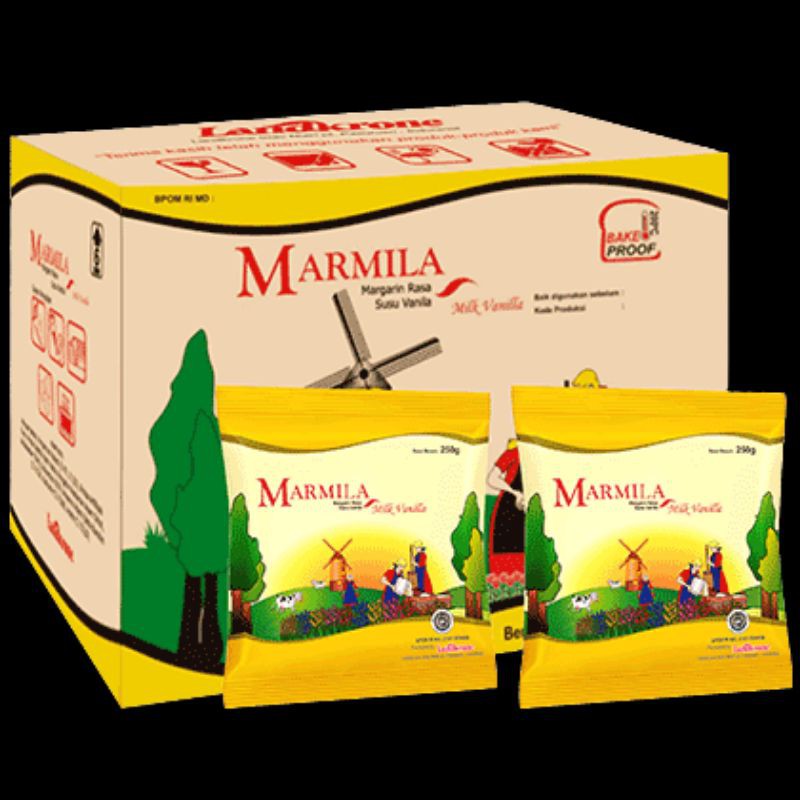 

Marmila Margarin aroma vanila 250gr