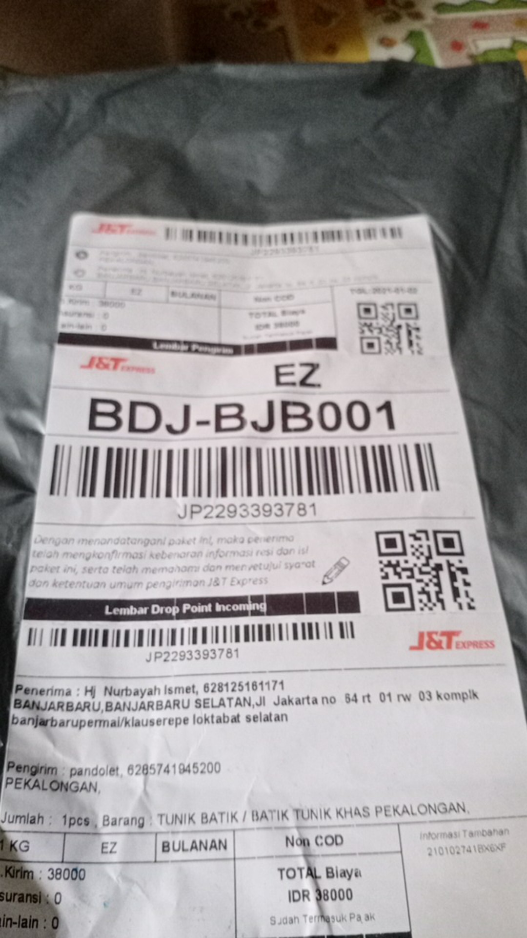 Tunik Batik / Batik Tunik Khas Pekalongan