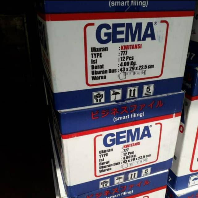 

Odner Gema Ukuran Kuitansi.