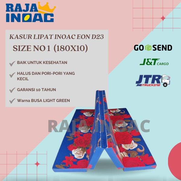 KASUR BUSA LIPAT INOAC EON D23 180X10 ORIGINAL INOAC GARANSI 10 TAHUN - RAJAINOAC