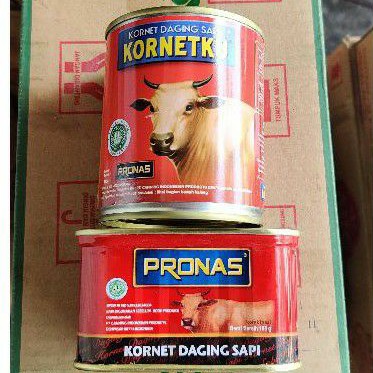 Kornet Daging Sapi Pronas Corned Beef 198 gr GROSIR kemasan kaleng