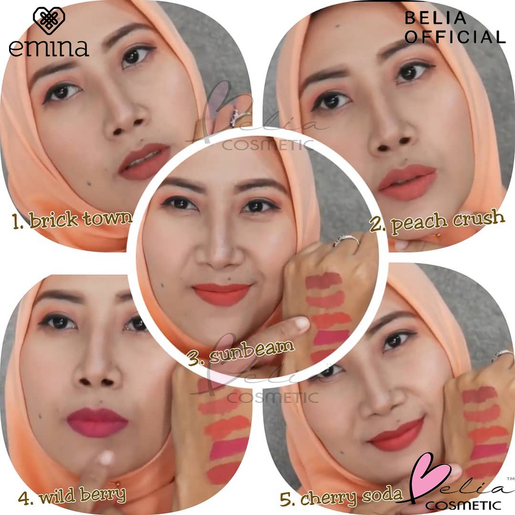 ❤ BELIA ❤ EMINA Creamy Tint NEW 1-5 3.6g | lip tint creammy emina creamytint