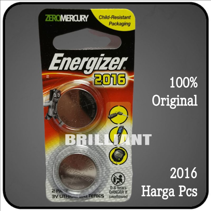 Baterai Kancing / Remote - 2016 / 2025 / 2032 / A76 - ENERGIZER Original - Harga Pcs / Satuan