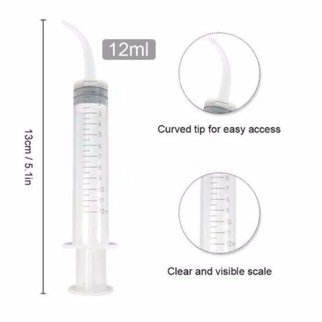 SPUIT IRIGASI ENDO TRANSPARANT 12ml