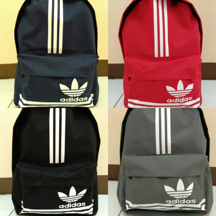 Tas Adidas Stripes / Tas Ransel Adidas / Tas Sekolah / Tas Pria terbatas