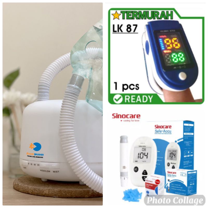 Paket CCExtra+Oximeter Plus (Mug/Oxycan/Thermogun/Tensimeter/Glukosameter)