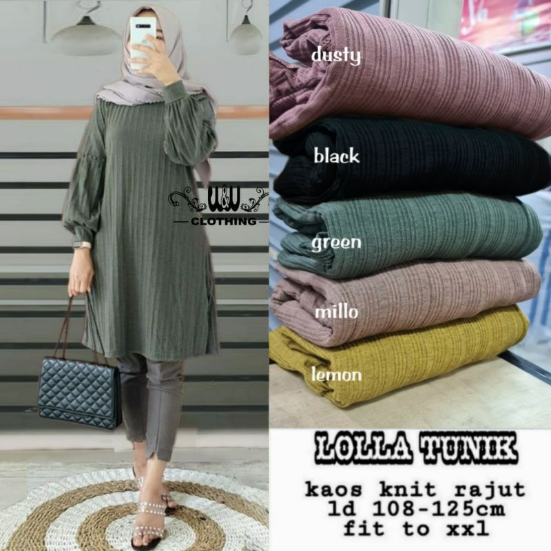 LOLLA TUNIK ORIGINAL PRODUK BY W&amp;W