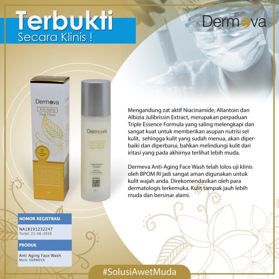 DERMEVA FACE FACIAL WASH