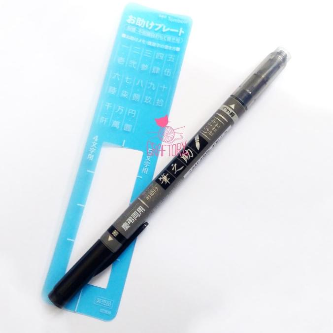 

[[COD]] Tombow Fudenosuke Brush Pen - Twin Tip Dual Pen Kaligrafi Manga Komik TERBATAS Kode 1258