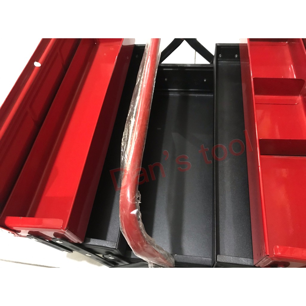 Tool Box JASON 3 Susun Merah Hitam